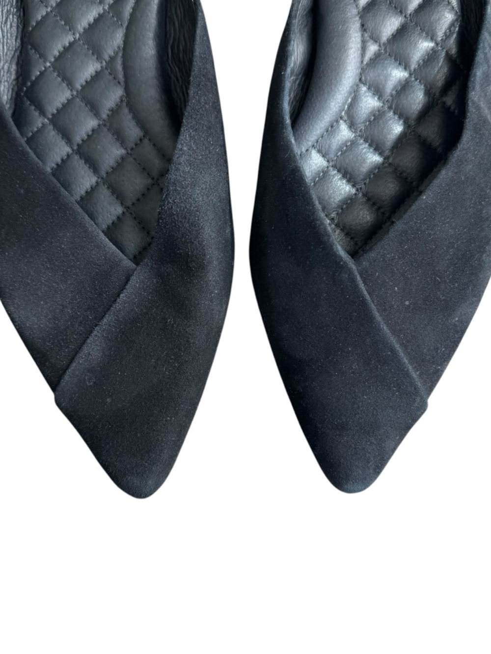 ••REPOSH•• BIRDIES Black Pointed Crossover Slip-On Mules - Picture 3 of 8